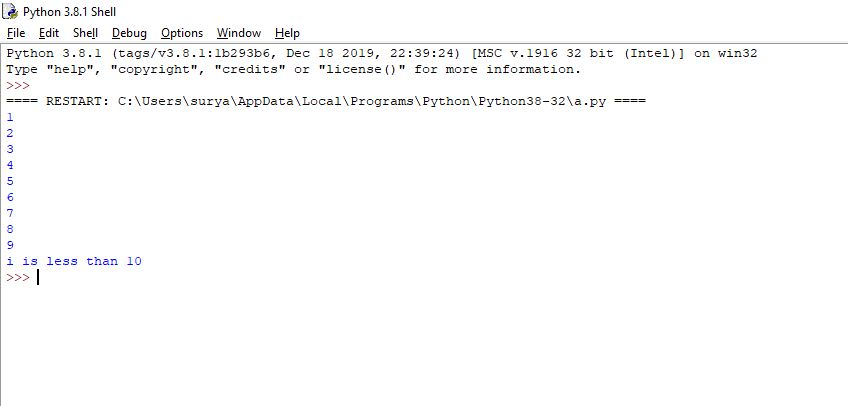 While Loop In Python